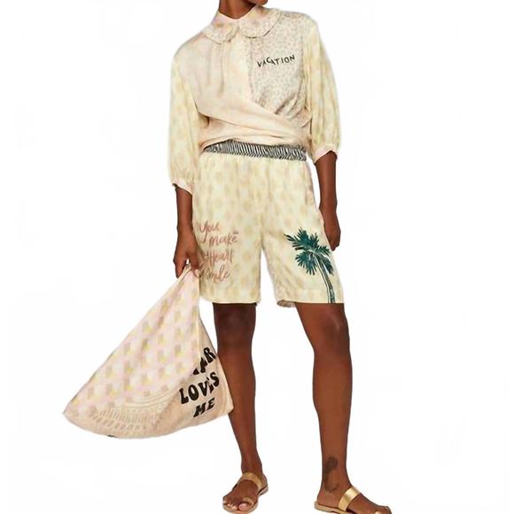 NEW ME369 harper vacation blouse in multi - Picture 1 of 6